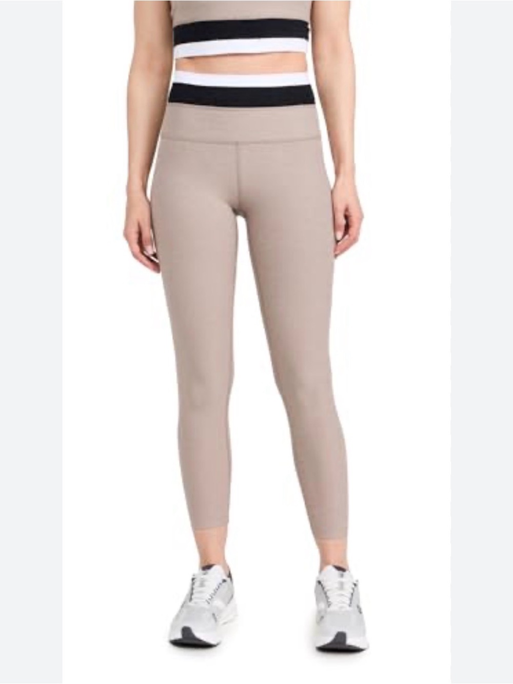 Beyond Yoga High-Rise Taupe Sculpting Leggings - Women